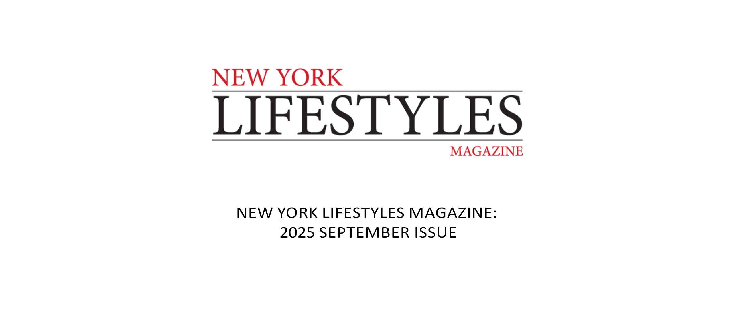 New York Lifestyles Magazine logo with 
