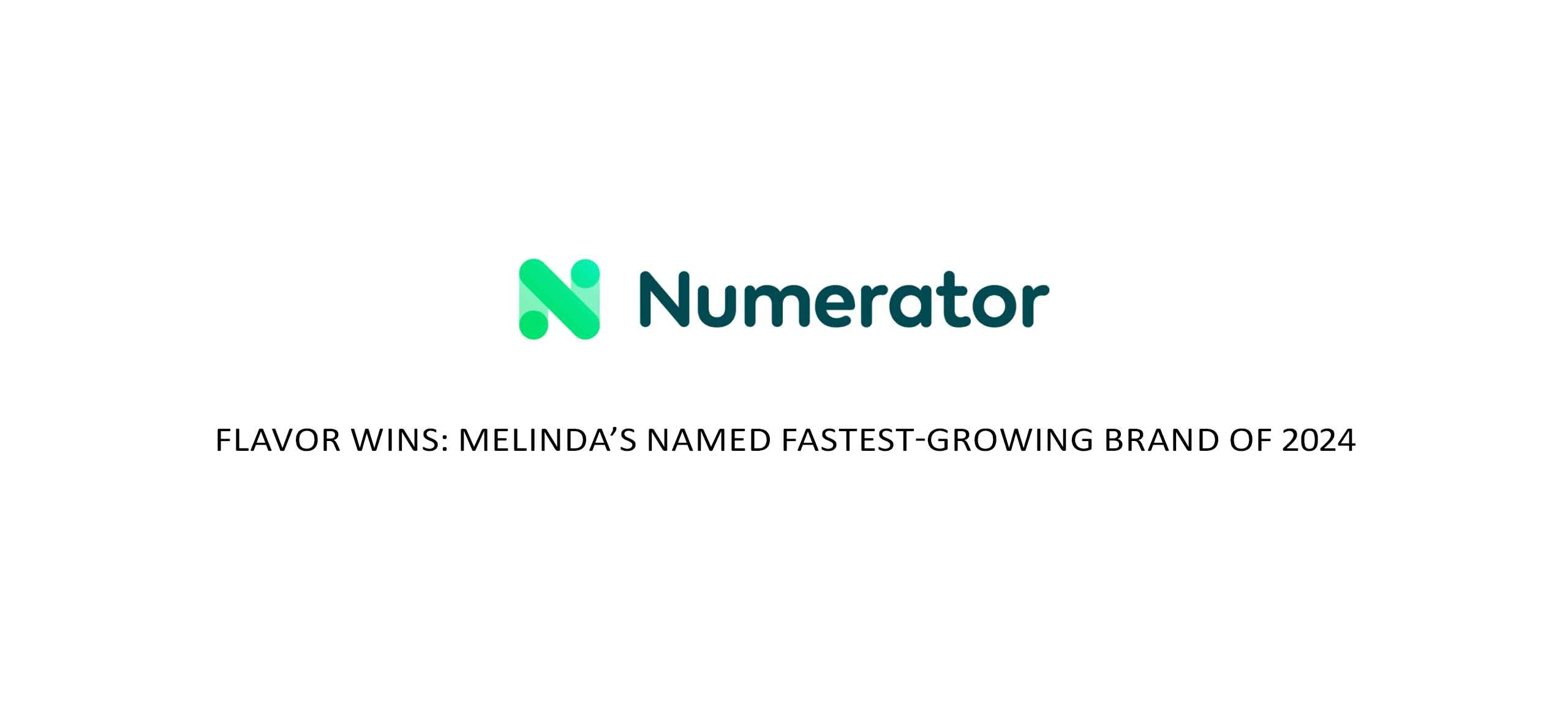 Numerator logo above headline 
