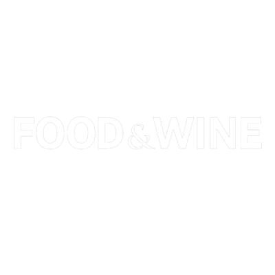 Food & Wine logo in white text on light background