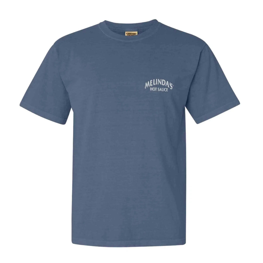 Melinda’s Denim Colored Comfort Colors, Pigment Dyed T Shirt