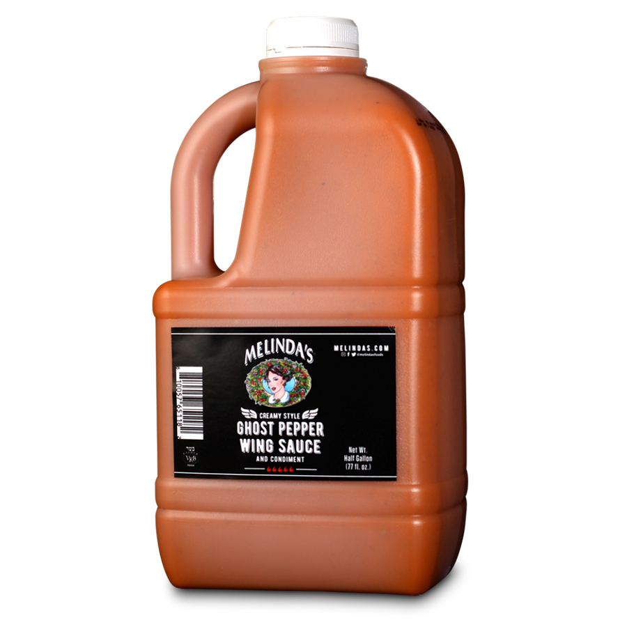 Melinda’s Ghost Pepper Wing Sauce Half Gallon